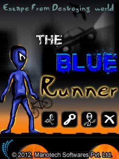 Синий бегун (Blue Runner) скачать игру для мобильного телефона