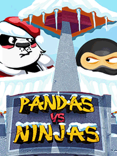 Панды против Ниндзя. Восточный снег (Pandas vs Ninjas Eastern Snow) скачать игру для мобильного телефона